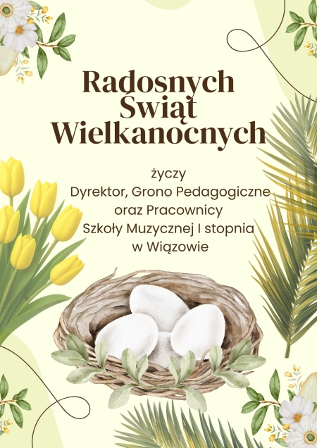 Radosnych, spokojnych Świąt Wielkanocnych 